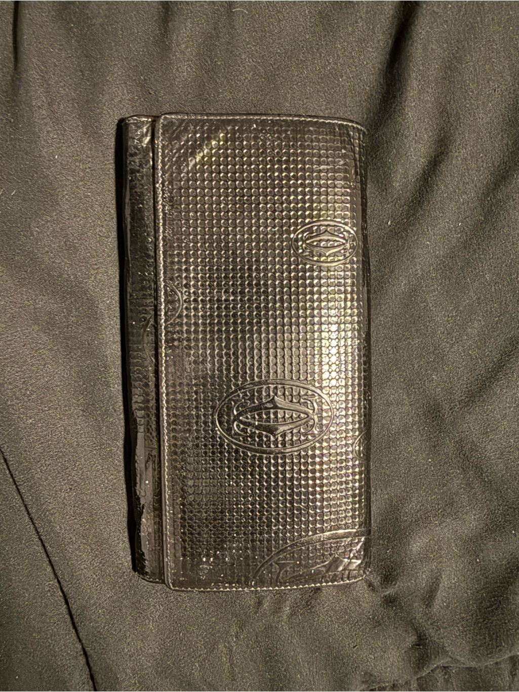 Authentic Pre-Owned Cartier Black Textured Long Wallet